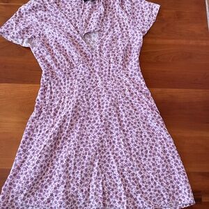Purple summer dress